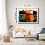 Cozy Cat Art Jigsaw Puzzle 1000 Pieces