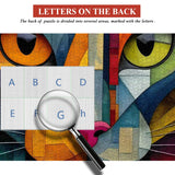 Puzzle geometrico del gattino 1000 pezzi