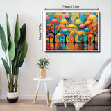 Rompecabezas Bosque de Paraguas Urbanos 1000 Piezas