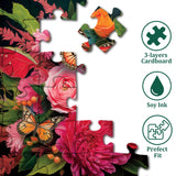 Butterfly and Flowers Jigsaw Puzzle 1000 Pieces