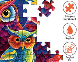 Colorful Owl Jigsaw Puzzle 1000 Pieces