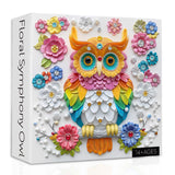 Floral Symphony Owl Jigsaw Puzzle 1000 Pieces