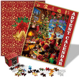 Cheerful Chalet Advent Calendar Jigsaw Puzzle 1000 Pieces