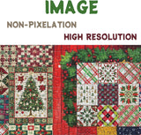 Christmas Quilts Jigsaw Puzzle 1000 Pieces