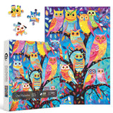 Vibrant Owl Paradise Jigsaw Puzzle 1000 Pieces