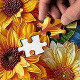 Blooming Sunflower Jigsaw Puzzle 1000 Pieces