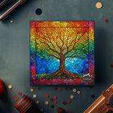 Stained Glass Tree of Life Jigsaw Puzzle 1000 Pieces