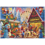 Happy Christmas Street Jigsaw Puzzle 1000 Pieces