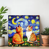 Kittens Under Stars Jigsaw Puzzle 1000 Pieces