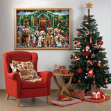 Animal Christmas Party Jigsaw Puzzle 1000 Pieces