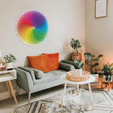 Round Color Gradient Impossible Jigsaw Puzzle 1000 Pieces