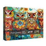 Owlet Quartet Jigsaw Puzzle 1000 Pieces