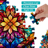 Stained Glass Mandala Jigsaw Puzzle 1000 Pieces