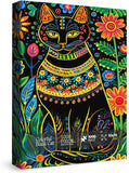 Colorful Black Cat Jigsaw Puzzle 1000 Pieces