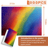 Colorful Water Drops Jigsaw Puzzle 1000 Pieces