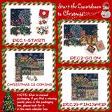 Christmas Countdown Advent Calendar Jigsaw Puzzle 1000 Pieces