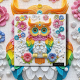 Floral Symphony Owl Jigsaw Puzzle 1000 Pieces