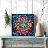 Stained Glass Mandala Jigsaw Puzzle 1000 Pieces