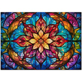 Stained Glass Mandala Jigsaw Puzzle 1000 Pieces