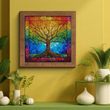 Stained Glass Tree of Life Jigsaw Puzzle 1000 Pieces