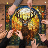 Forest Deer Jigsaw Puzzle 1000 Pieces