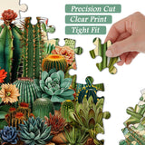 Vintage Cactus Jigsaw Puzzle 1000 Pieces