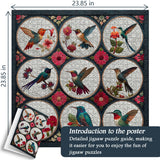 Hummingbirds Among Flowers Jigsaw Puzzle 1000 Pieces