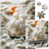Puzzle White Voyage 1000 pièces