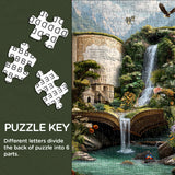 Puzzle da sogno del regno del libro, 1000 pezzi