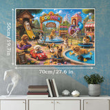 Dog Park Jigsaw Puzzle 1000 Pieces