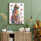 Butterfly Cat Jigsaw Puzzle 1000 Piece