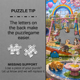 Cat Park-Puzzle 1000 Teile
