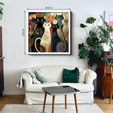 Puzzle di Gatti Colorati 1000 Pezzi