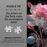 Pink Dream Rose Jigsaw Puzzles 1000 Pieces