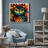 Puzzle en forme de chat Color Bloom 1000 pièces