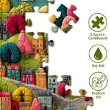 Embroidery Town Jigsaw Puzzle 1000 Pieces