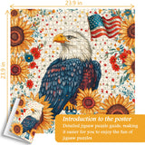 Patriotic Eagle Jigsaw Puzzle 1000 Pieces