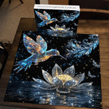 Hummingbird Lotus Jigsaw Puzzle 1000 Pieces