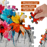 Buntes Blumen-Charme-Puzzle, 1000 Teile