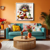 Puzzle Canard Lovestruck 1000 pièces