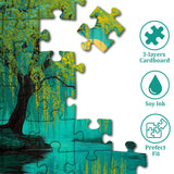 Willow Moon Reflection Jigsaw Puzzle 1000 Pieces