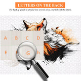 Wolf Fox Art Jigsaw Puzzle 1000 Pieces