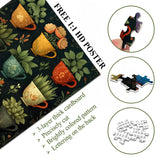 Puzzle da 1000 pezzi con tazze piene di piante