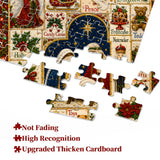 Puzzle vintage patchwork natalizio da 1000 pezzi