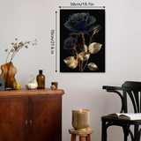 Black Gold Rose Jigsaw Puzzles 1000 Pieces