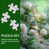 Puzzle color smeraldo del paese delle fate, 1000 pezzi