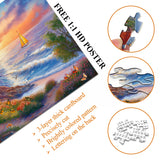Sunset Lighthouse Cove Jigsaw Puzzles 1000 Pieces