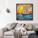 Sunset Saiboat Jigsaw Puzzle 1000 Pieces