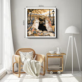 Paris Katzen Tee Zeit Puzzle 1000 Stück