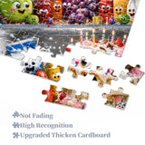 Puzzle per feste con cibo per frigorifero, 1000 pezzi